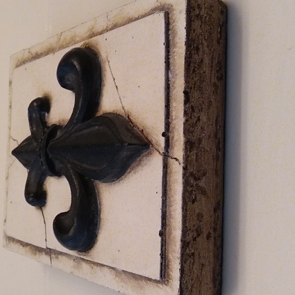 Sid Dickens T-26 "Fleur-De-Lis" Memory Block wall tile *Rare & Retired* - Picture 6 of 8